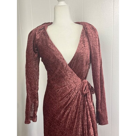 TANYA TAYLOR LAUREEN DRESS SIZE 2  ROSEWOOD MAXI NWT - Picture 6 of 16